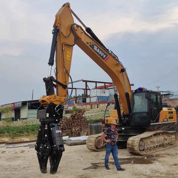 Steel Excavator Hydraulic Shear For CAT VOLVO HITACHI Excavator
