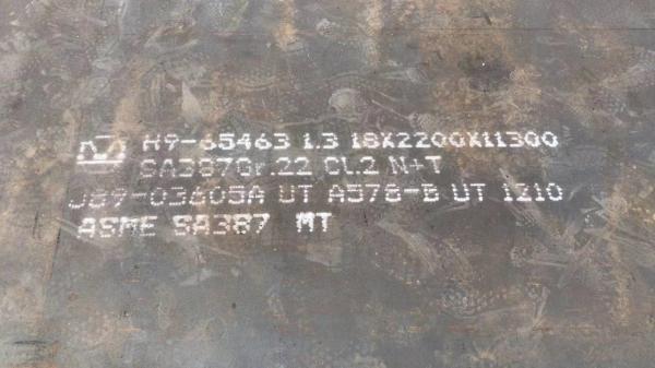 CL do CS SA387 Gr.11 .2 placa de caldeira ASTM laminado a alta temperatura de LTV N+T ASME SA387 A387