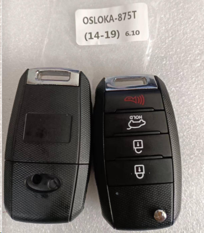 433МГц 3+1 кнопка 95430-B2100 OSLOKA-875T без чипа Дистанционный ключ для KIA Soul 2014-2019
