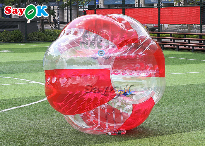 Шарики футбола пузыря Zorb раздувного тела PVC на открытом воздухе игры TPU центра событий прозрачные