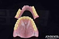 Technologie avancée d'aménagement des dents Les prothèses dentaires acryliques finissent avec une bonne élasticité et diverses caractéristiques