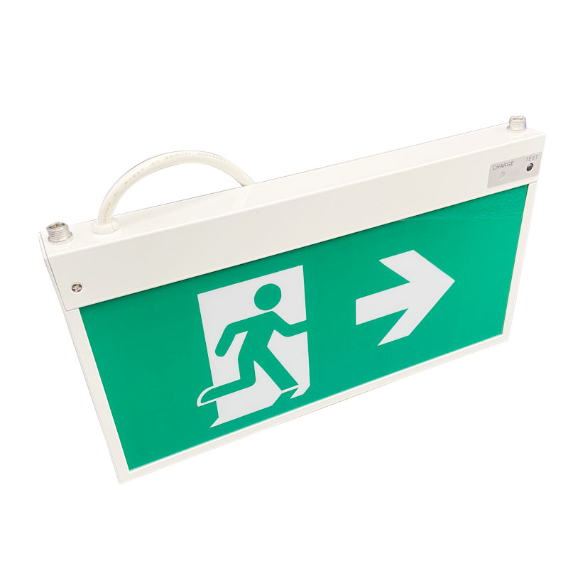Ceiling Mounted LED Exit Light with 3.6V Ni-Cd Battery and 3-Year Warranty Emergency Exit Sign