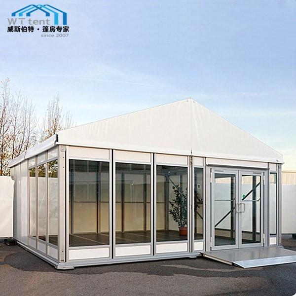 Customized Tent Replacement Parts Glass Wall , Reliable Party Tent Parts