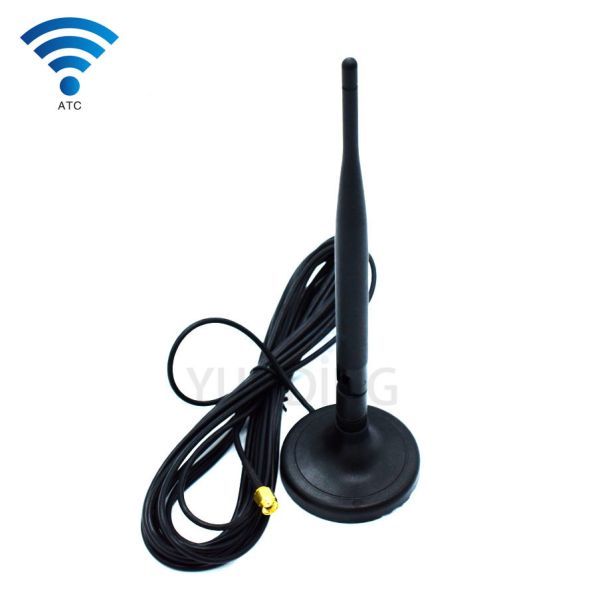 Dual Band Magnetic Base Antenna GSM / 3G SMA Connector Antenna Indoor Use