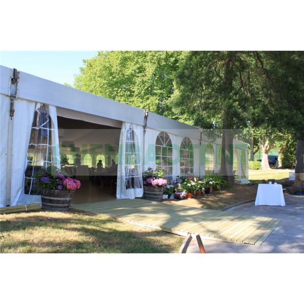 Elegant Decoration Outdoor Wedding Tent With Clear Windows Facility White Marquee