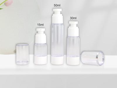 Skin Care Airless Pump Bottles 15ml 30ml 50ml Sustainable Packaging For Beauty Products