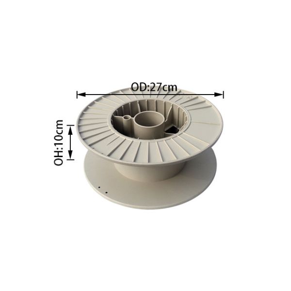 10cm White Plastic Spool Welding Wire Spool 27cm Arc Flux Cored Welding Wire Packaging