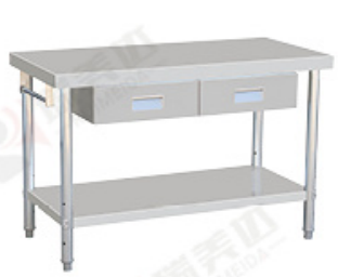 Customizable Stainless Steel 201 Workbench with Corrosion Resistance for Commercial Kitchens