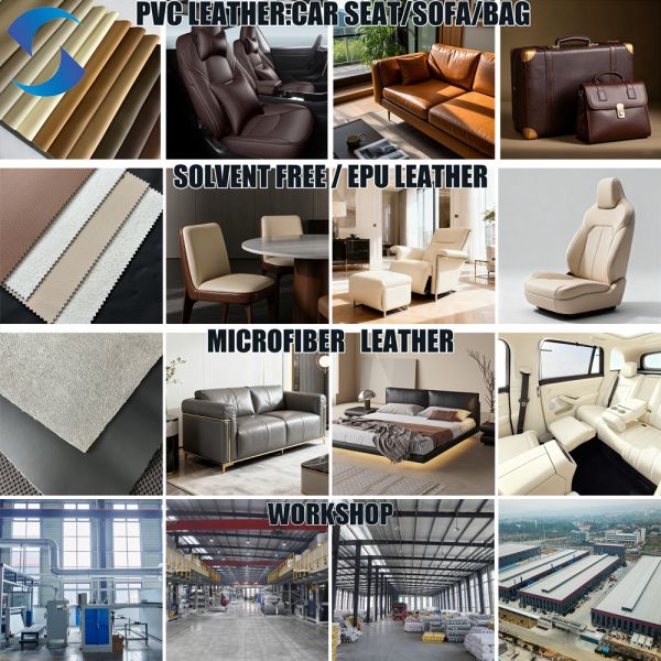 Top-Quality cowhide Back Artificial Leather for High-End PVC leather Sofa Furniture and bed