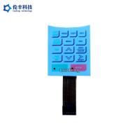 Interruptor de membrana plano OEM/ODM, teclado de membrana personalizado