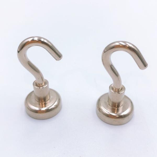 Nickel Coated Industrial Strength Magnetic Hooks Custom Made Antirust