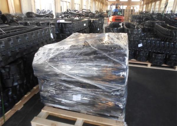 trilhas de borracha do carregador da trilha 350 * de 52,5 * de 104mm para a máquina de perfuração de Takeuchi Tb035