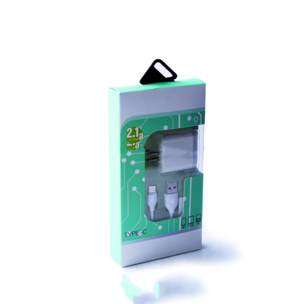 Custom Design USB Date Cable/Electronics Packaging Box with Clear PVC Window