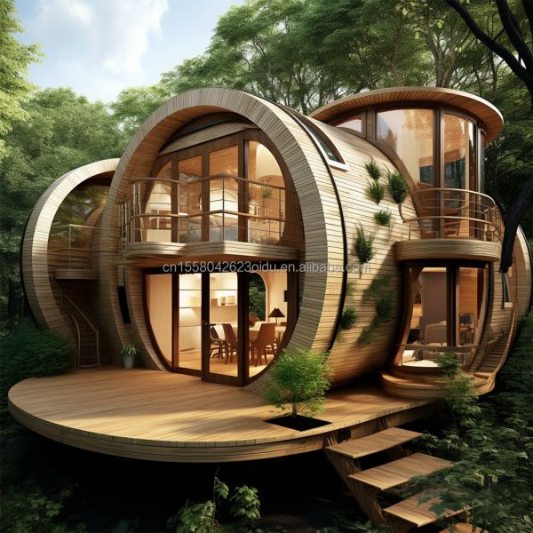 Family Steel Structure Shop 20ft/40ft EU Luxury Modern Design Prefabricated House with Kitchen Bathroom One Bedroom
