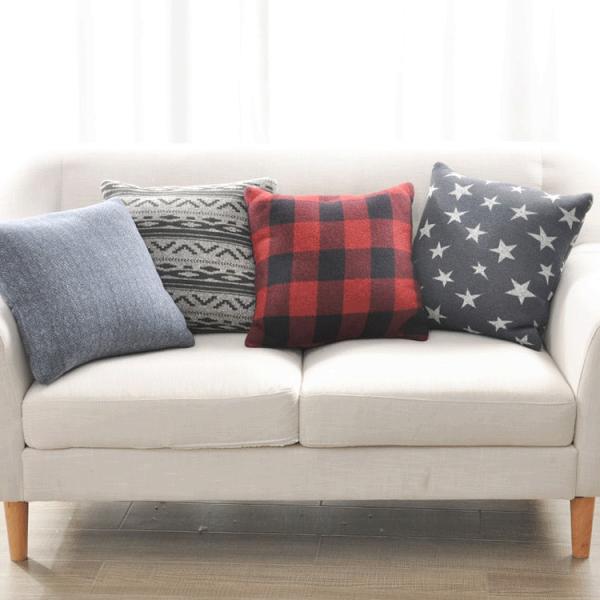 Polyester Square Cushion And Pillow 20x20 Throw Pillow Cushion For Couch Sofa
