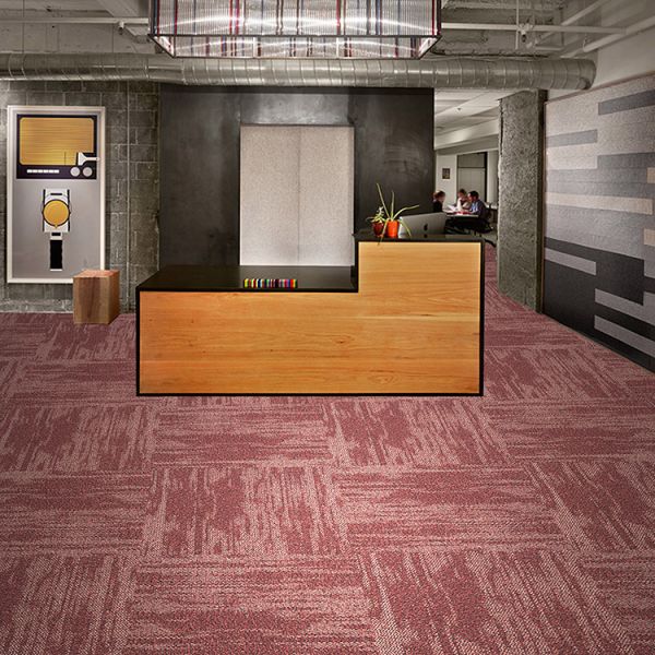 Superseptember Office Floor Tiles Design Loop Pile Pattern with 2.8/4.5mm Pile Height
