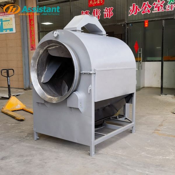 DL-6CSTP-CM110 Household Tea Roasting Drum Machine for Wood/Coal Heating Tea Fixation