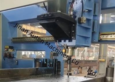 3 Sets Tool Magazine 3D CNC H Beam Drilling Tapping And Cutting Machine Φ10 Hydraulic Marking Unit Character Size