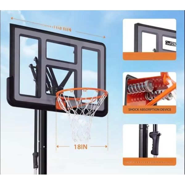 Freestanding indoor outdoor basketball hoop stands with backboard mini Basketball Hoop stand for kids