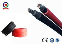 Cabo solar do único núcleo resistente dos produtos químicos, cabo solar 10mm2 da C.C. da isolação de XLPE