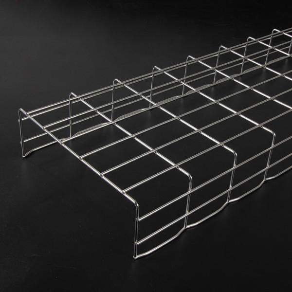 Powder Coated Grid Cable Tray 150mm - 1200mm Stainless Steel Wire Tray