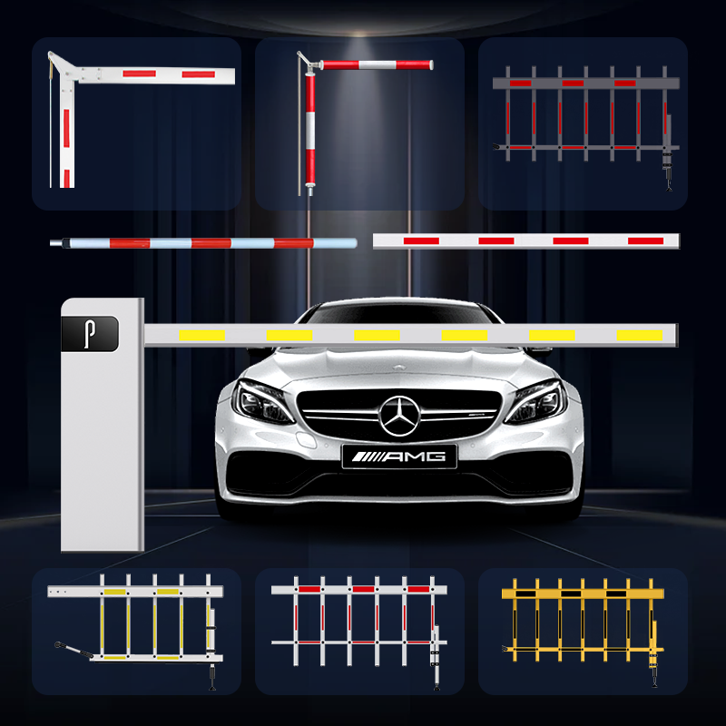 Automatic Barrier Gate with 100W Motor Intelligent Remote Control and Adjustable Speed for Parking Lot Traffic Barrier System