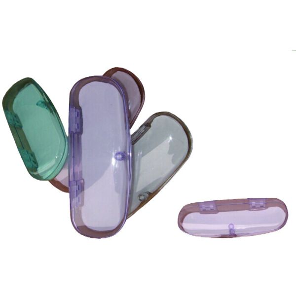 2024 hot transparent pp spectacles cases with magnet closer for distributor for
