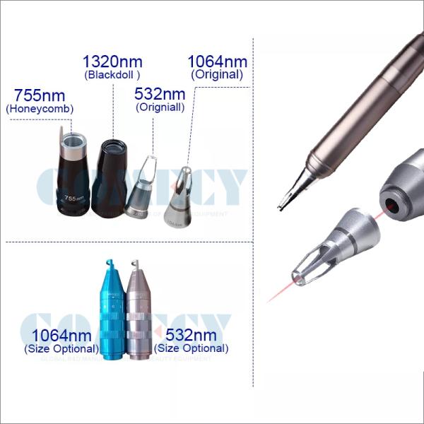 Multi Wavelength 532nm 755nm 1064nm 1320nm Pico Laser Machine Q Switched Nd YAG Laser Tattoo Removal Device Epidermal Dermal Pigment Freckle Removal Skin Whitening Beauty Platform