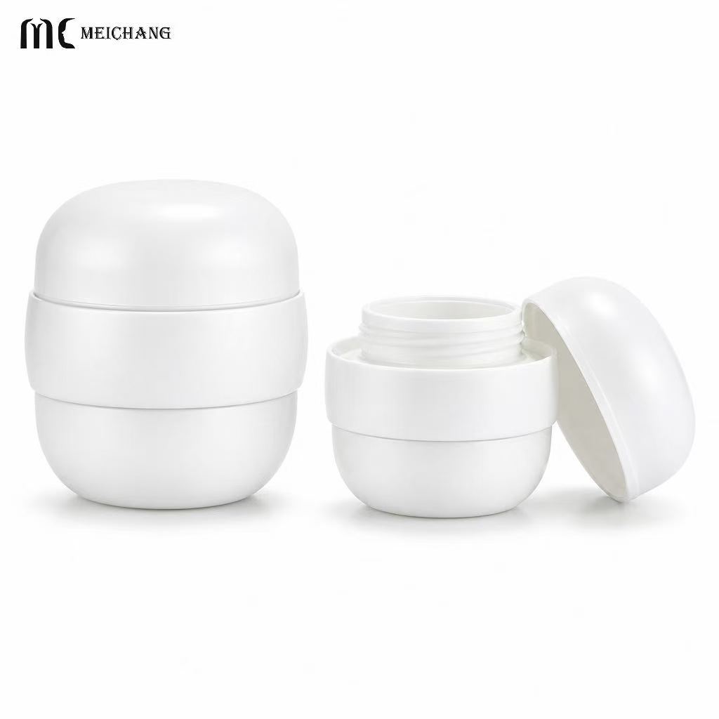 50g Double Wall Ball-Shaped Cosmetic Cream Jar for Premium Skincare Packaging(MC-P-569)