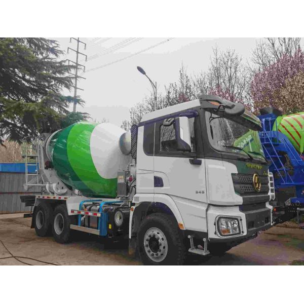 X3000 Транспортный бетонный грузовик 8х4 375hp Шакман смеситель EuroV Белый