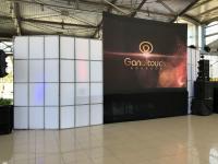 a tela de exposição conduzida pixel HD de pouco peso da parede de 2.9mm conduziu o arrendamento do avoirdupois do painel de exposição