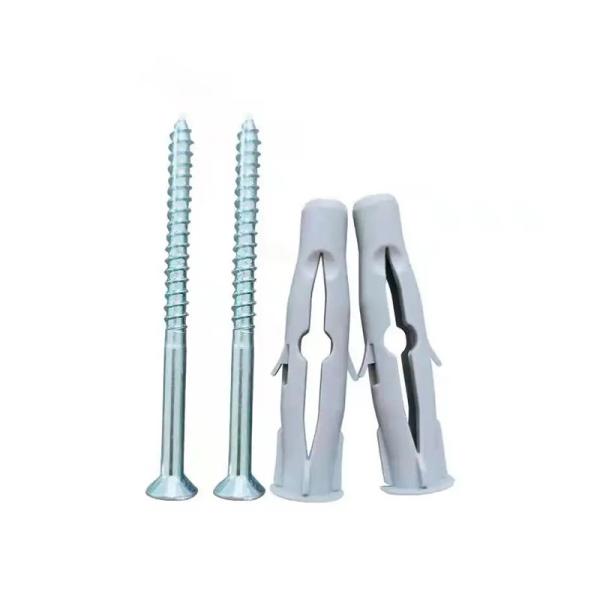 60mm PP Polymer Plastic Concrete Wall Anchors 150N For Insulation Efficiency