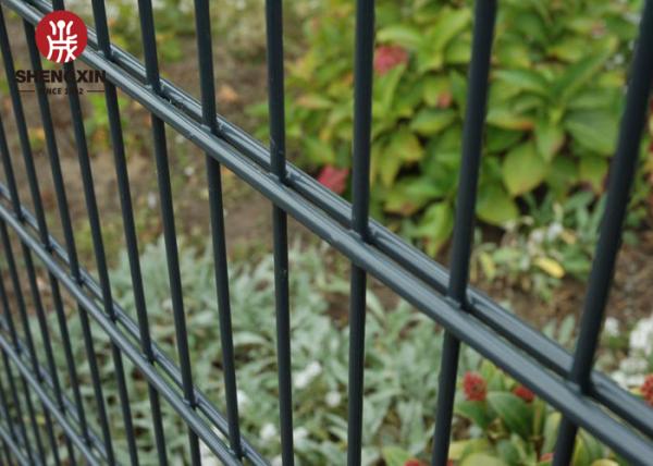 Durable Garden Privacy 3D Double Wire Fence Pvc Powder Painting