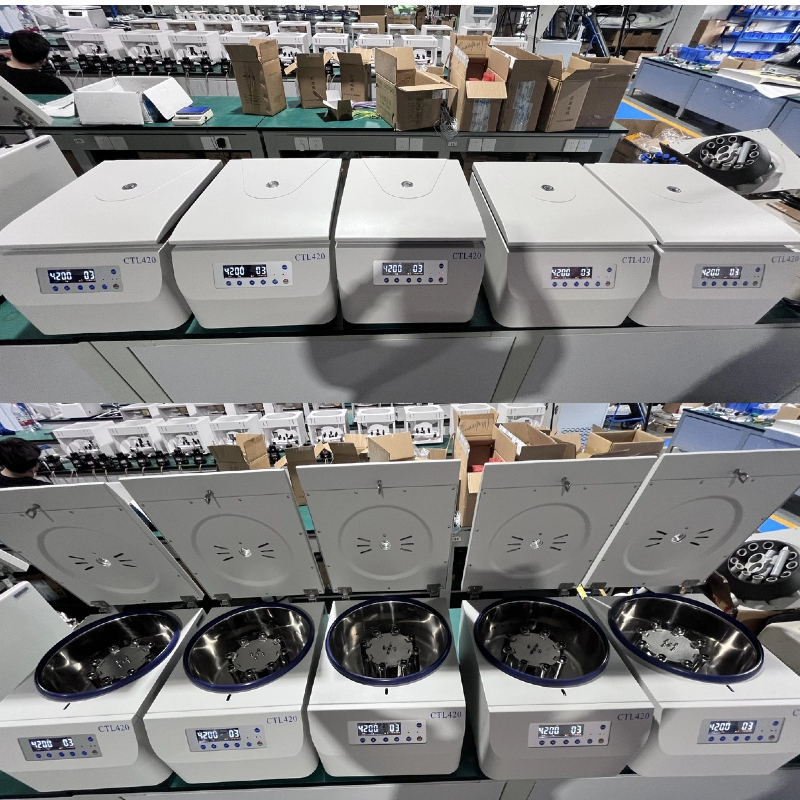 Auto-Balancing 12 Tubes Bench Top Laboratory PRF Centrifuge Machine Low Speed Brushless Motor Clinical Lab Hospital Use