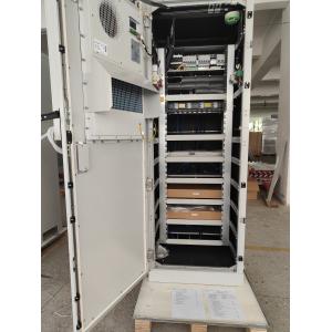 Outdoor Telecom Cabinet  IP45 IP55 -48vdc 16KW 24KW 36 KW Capacity For Telecom Base Station