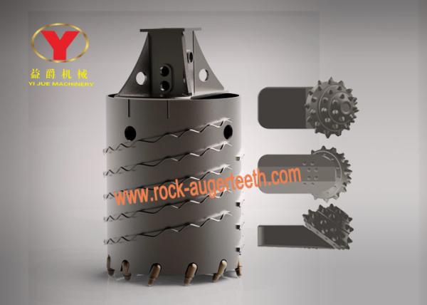 Reliable Carbide Trencher Teeth / Double Flat Teeth For Earth Drilling Equipment