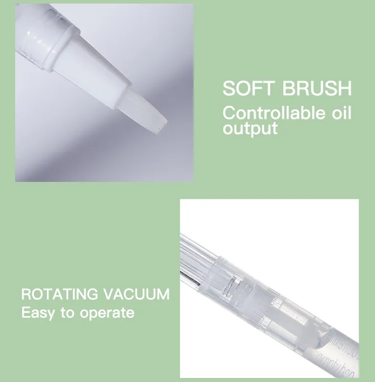 Ручка извива маникюра масла надкожицы с продуктом заботы ногтя щетки 5ml профессиональным