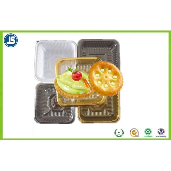 Лунатируйте упаковка волдыря торта пластиковая/контейнер, подносы золота упаковы