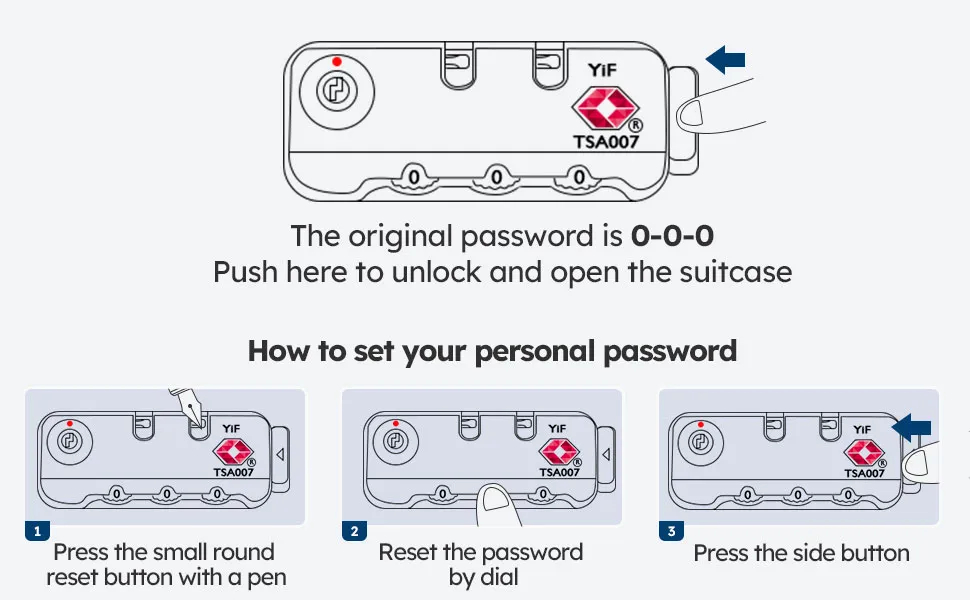 ПК набора багажа вагонетки перемещения 3pcs Unisex продолжает большую емкость