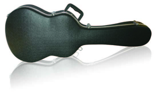 41 Inch Pressure Resistant ABS Guitar Case With Chrome Plated Lockable Latches