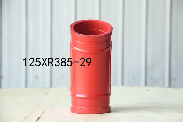 125*R385-29 Pump Bend Tube Red Color and  Customized Style for Concrete Pump Truck