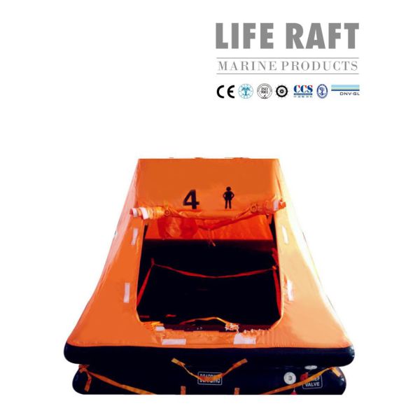 Throw-overboard Inflatable life raft type YT