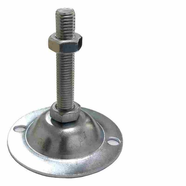 Customizable Zinc Plated & Steel Adjustable Footrest for Aluminium Profile Scaffold's Bottom with Box Packing