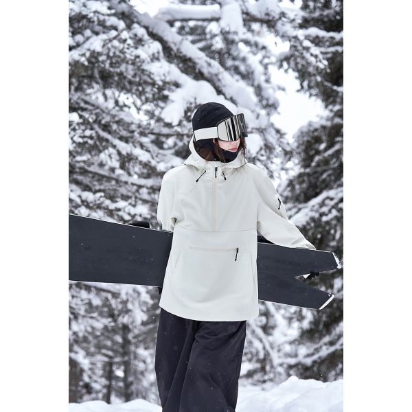 Custom OEM 3L Waterproof Windproof Snowboard Ski Hoodie Winter Couple Ski Jacket