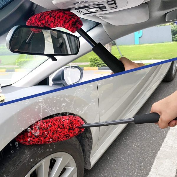 Synthetic Car Cleaning Brush Kit 14PCS OEM Wheel Tire Brush Cleaning Set