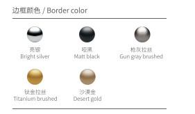 Stainless Steel Gun Gray Brushed Color Double Sliding Door With Side Panel