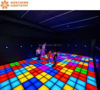 Super Grid Game Pixel 30x30cm Interativo Luz Vloer Lava Jogo ativo Led Floor