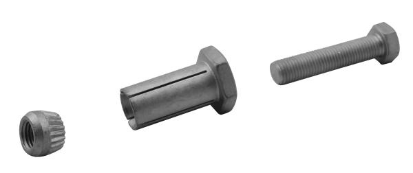 M16 Carbon steel  Zinc plated Hot dip Galanised Expansion threading Machine Anchor Bolt