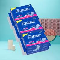 OEM Marca Modenna Tamaño Mujeres Pañuelos Menstruales de algodón Servilletas sanitarias