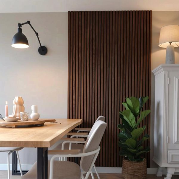 Acoustic Wood Wall Panel Natural Wood Veneer Melamine Board for Office